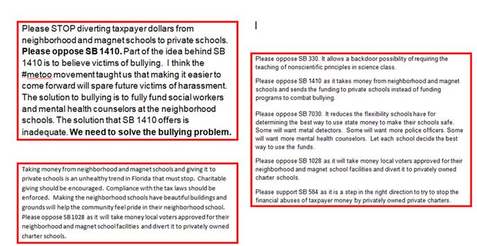 post card suggestions